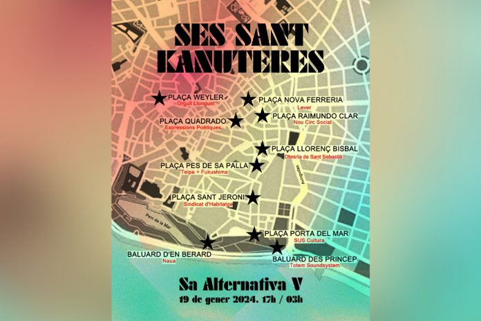 Fiestas alternativas Ses Sant Kanuteres, tradición de las fiestas autogestionadas de Palma