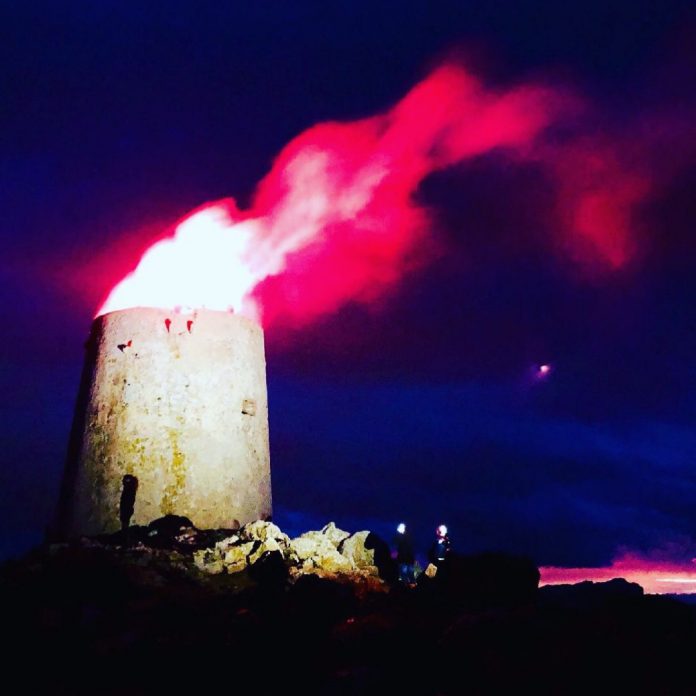 Encendido de Torres, Talaies y Talayots del Mediterráneo por los Derechos Humanos