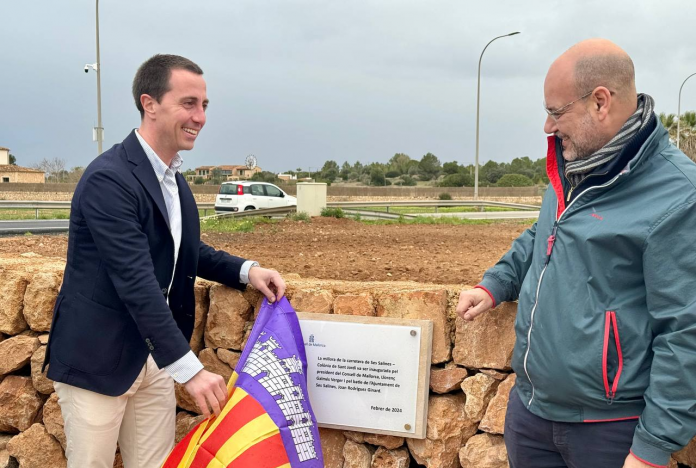 Se inaugura la reforma de la carretera de ses Salines a la Colònia de Sant Jordi