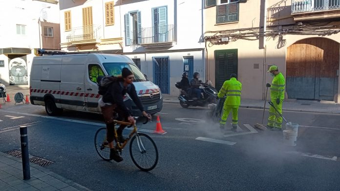 inicia los trabajos para recuperar la antigua circulación por la calle Caro