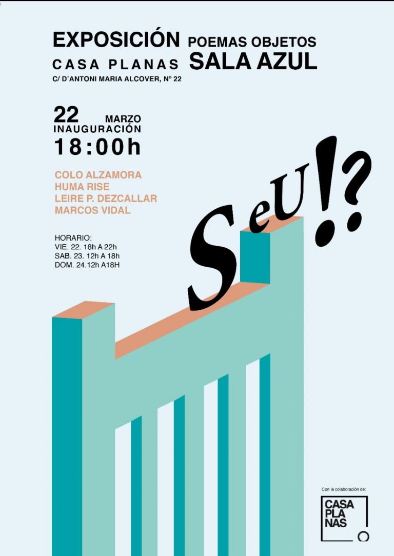 Seu!?» Una invitación a redescubrir el asiento a través de la poesía visual 