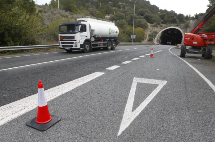 Hoy tarde se cerrará el túnel de Son Vic (Paguera-Andratx) por tareas de mantenimiento en los sistemas de seguridad