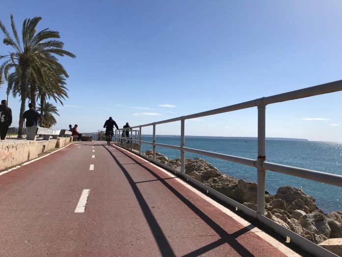 Mejora del carril bici frente a la Seu