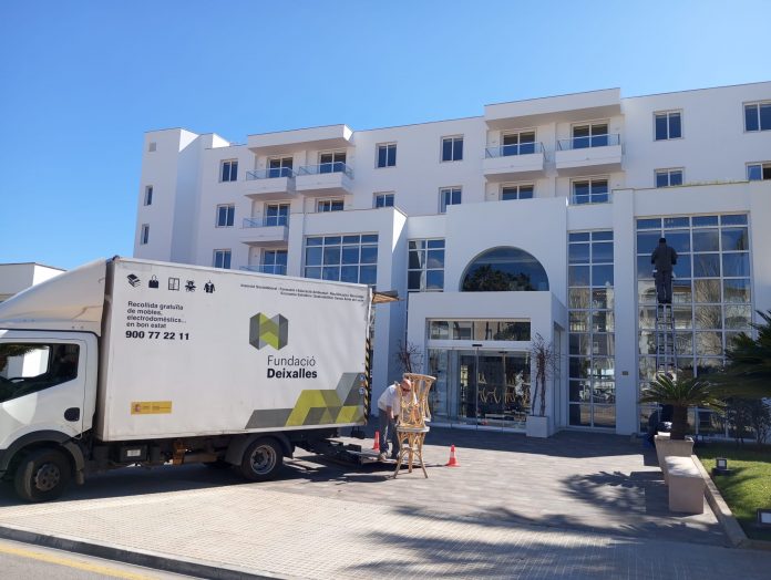 La Fundació Deixalles recoge 194 toneladas de material reutilizable de hotel