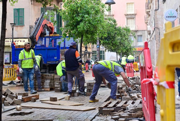 obras de mejora en las calles Velázquez y Tous i Ferrer