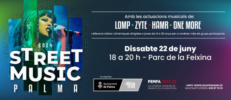 Sa Feixina acoge el Street Music Palma con motivo del Día Internacional de la Música