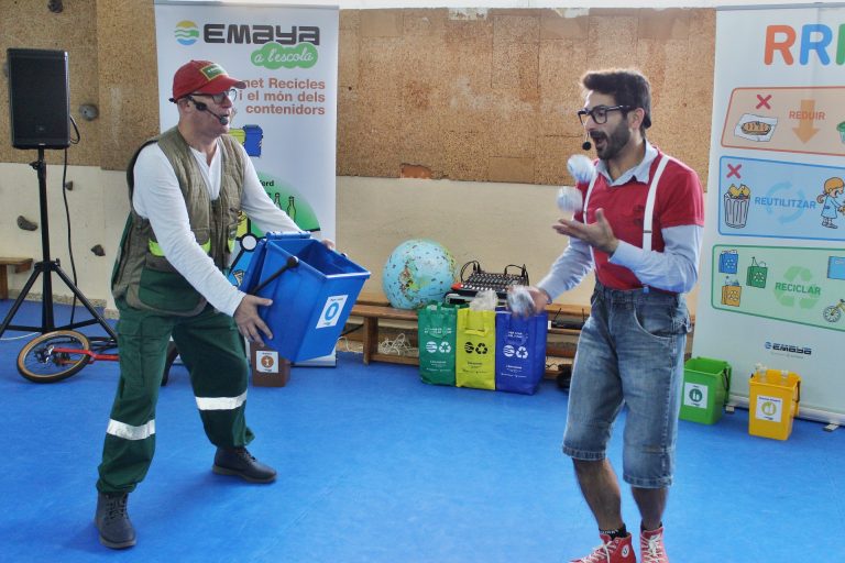 Récord del programa "EMAYA a l’escola" en el curso 23-24 con 853 sesiones de educación ambiental en 161 colegios de Palma