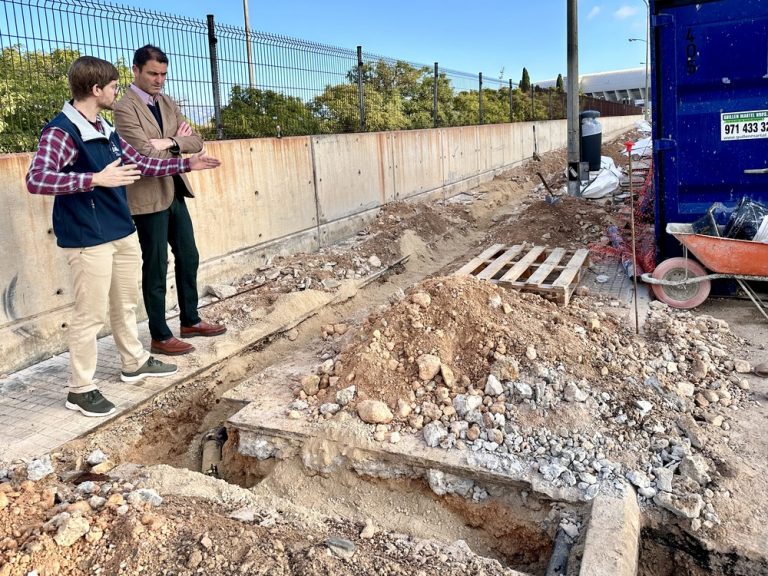 El IME mejora la canalización de agua en Son Moix con una intervención más eficiente y sostenible