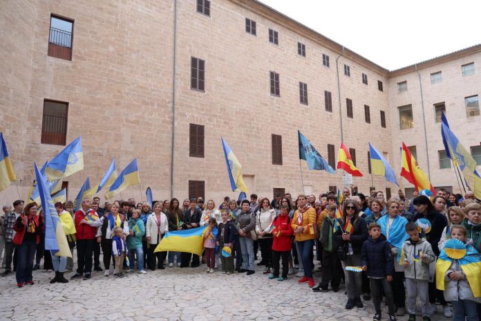 Mallorca conmemora el tercer aniversario de la invasión rusa de Ucrania