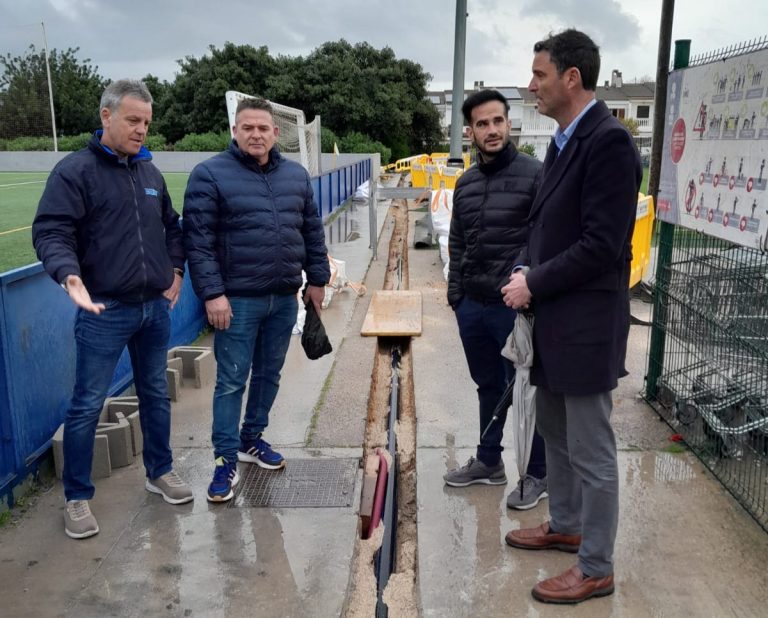 El IME instala un nuevo circuito de riego en el Campo de Fútbol Municipal del Secar de la Real
