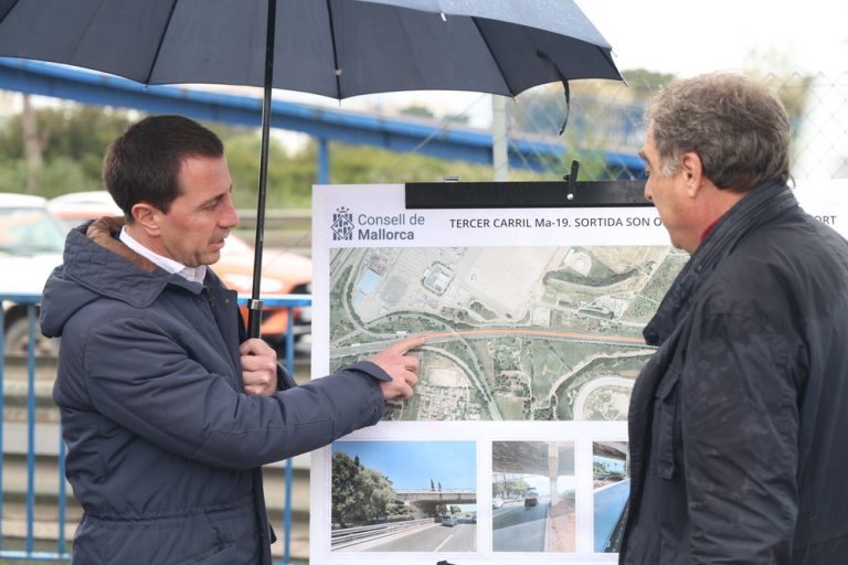 Abre al tráfico el nuevo carril entre So n’Oms y el aeropuerto para reducir atascos en la autopista de Llucmajor