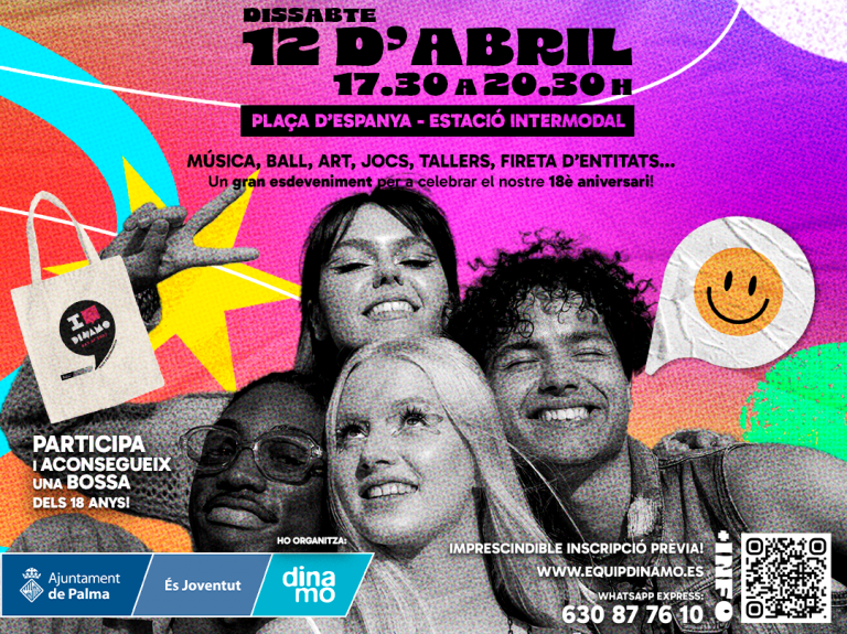 La 47ª Ratapinyada celebra los 18 años del Servicio Dinamo con música, juegos y talleres para jóvenes