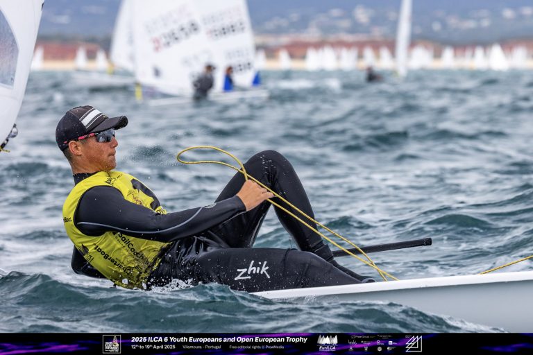 Doble oro para el RCNP en el Europeo juvenil de ILCA 6 en Portugal