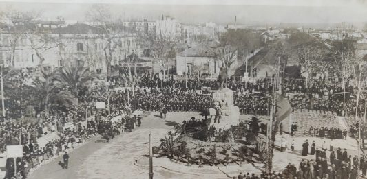 Inauguración de la estatua de Jaume I en Palma