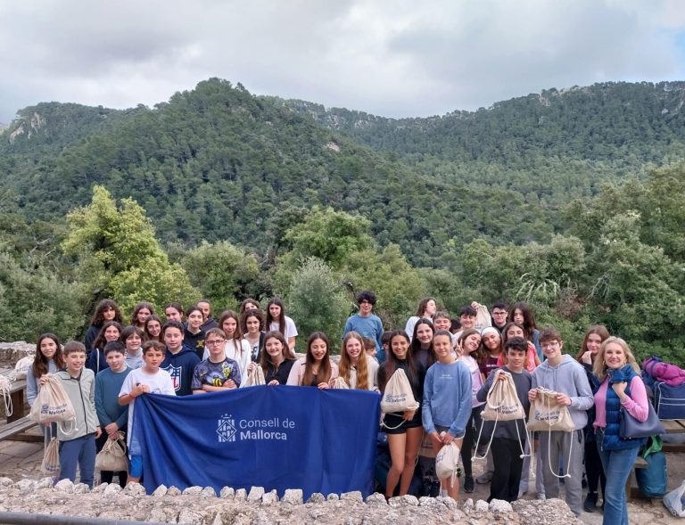 El Consell de Mallorca concluye una semana de educación y convivencia con «Jóvenes en la Serra de Tramuntana»