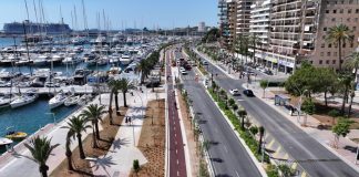 Mallorca adjudica el estudio que determinará el límite de vehículos que podrán entrar en la isla La APB restablece la configuración original del tráfico en las calles Monsenyor Palmer y de la Pedrera al nuevo paseo Marítimo de Palma