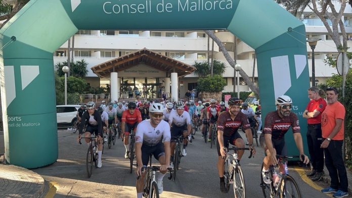 Empieza la marcha cicloturística organizada por los Bomberos de Mallorca