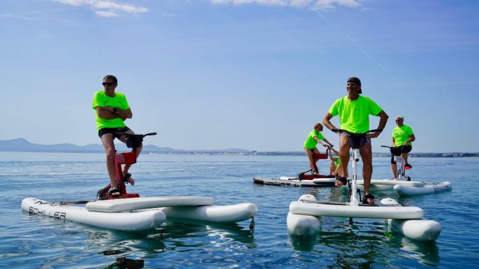 Bicicletas de agua para personas mayores