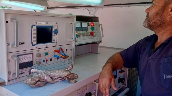 La desaladora de Sant Antoni, fuera de servicio por una avería eléctrica en la línea de media tensión