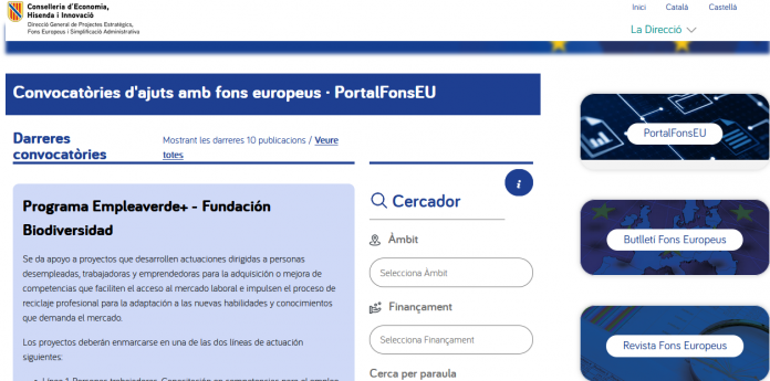 La nueva plataforma PortalFonsEU facilitará el acceso a financiación europea en Baleares
