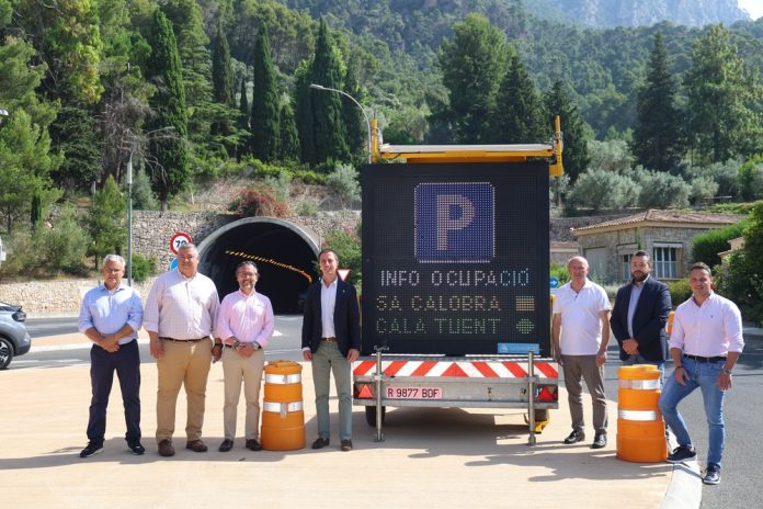 Activado un sistema de monitorización en los aparcamientos de Sóller, sa Calobra y cala Tuent