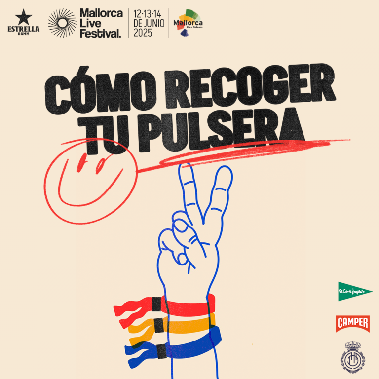 Mallorca Live Festival anuncia los puntos y horarios de recogida de pulseras en Palma y Part Forana