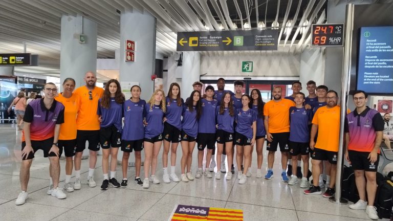 Las selecciones baleares 3x3 ya están en Melilla para disputar el Campeonato de España U13 y U15