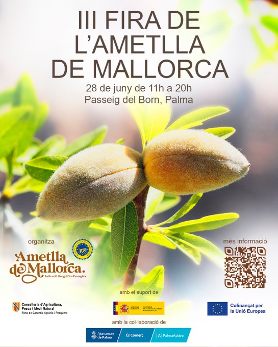 El passeig del Born acoge este sábado la III Fira de l’Ametlla de Mallorca con el apoyo de PalmaActiva