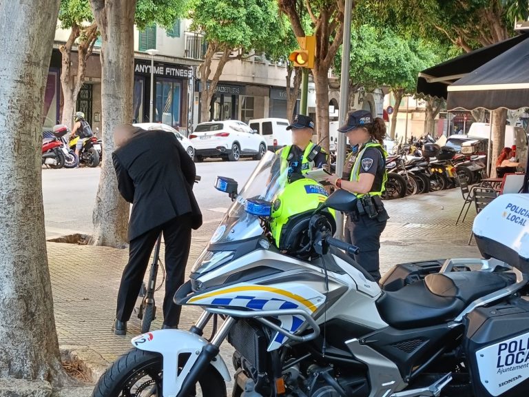 La Policía Local de Palma inmoviliza 36 patinetes eléctricos en controles de VMP