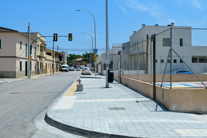Concluyen las obras de mejora de la accesibilidad del barrio de Sa Casa Blanca