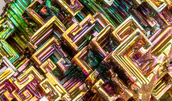 Mineral de bismuto. / Istock