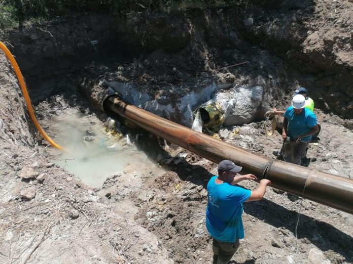 Abaqua restablece el suministro de agua desalada a Pollença tras reparar una avería crítica en la conducción