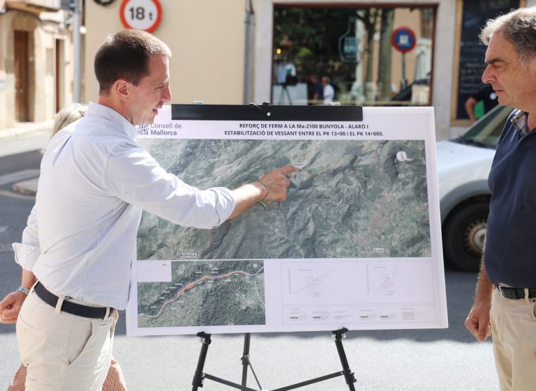 Inversión de 6,1 millones en la reforma de la carretera Bunyola-Orient-Alaró sin consumir más territorio