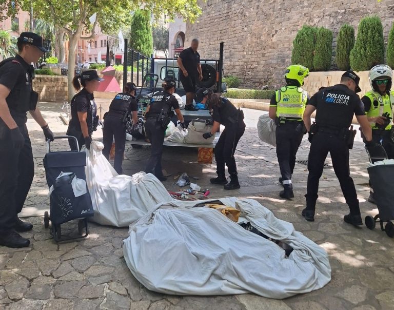 La Policía Local de Palma sanciona a 23 compradores por adquirir productos de la venta ambulante ilegal