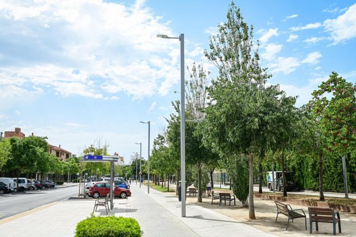 El área de Infraestructures renueva el alumbrado público de la calle Tomás Luis de Victoria, en el barrio de Son Oliva