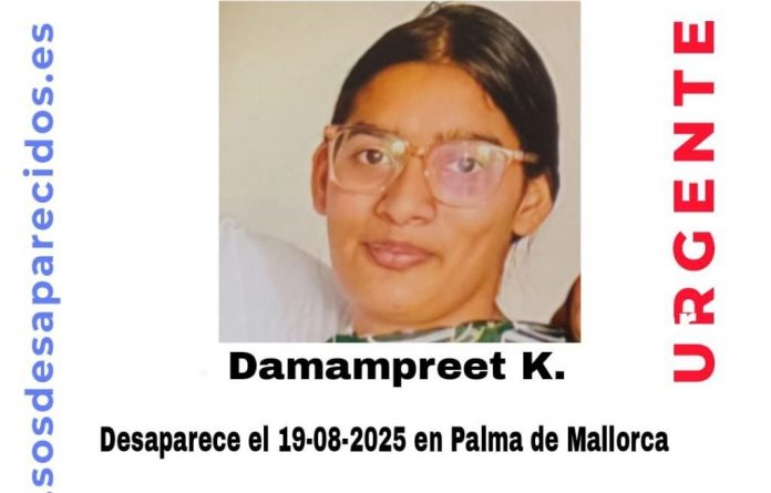 Piden ayuda para localizar a una menor de 17 años desaparecida en Palma