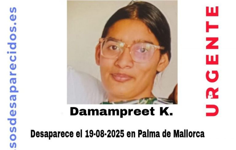 Piden ayuda para localizar a una menor de 17 años desaparecida en Palma
