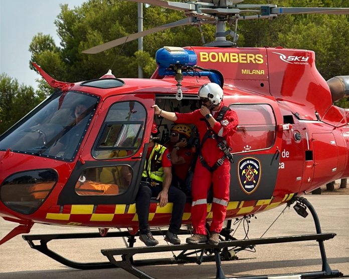 El nuevo helicóptero Milana ya está operativo para rescates y extinción de incendios en Mallorca