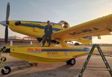 Baleares envía un avión anfibio a Extremadura para ayudar en la extinción de los graves incendios forestales Baleares envía un avión anfibio a Extremadura para ayudar en la extinción de los graves incendios forestales