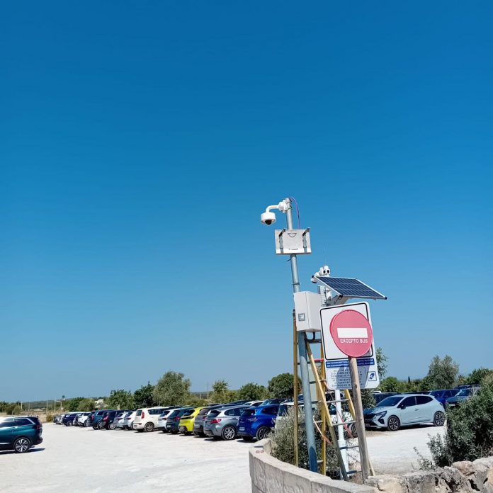 Cámaras para medir la ocupación del parking del Parque Natural des Trenc