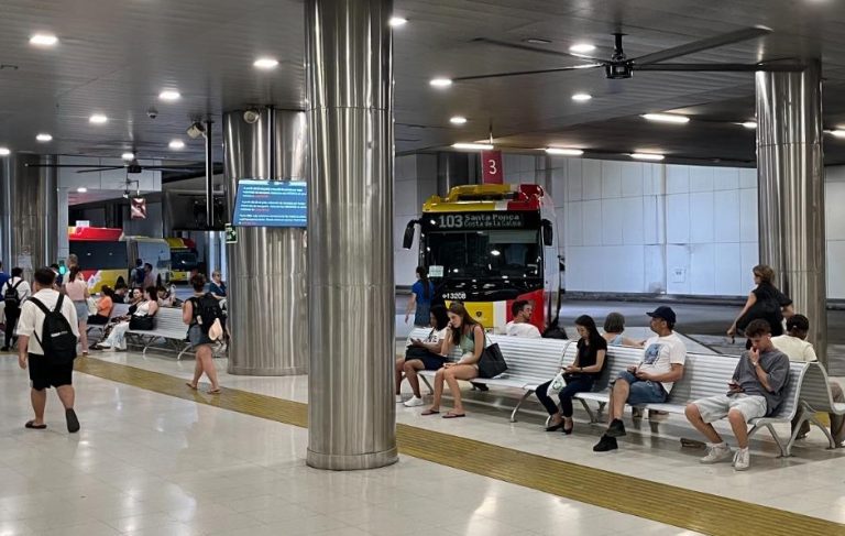 La Estación Intermodal de Palma incorpora seis nuevos ventiladores industriales en la terminal de autobuses del TIB