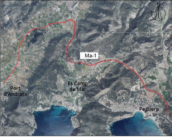 Aprobada la renovación del asfalto entre Peguera y el Puerto de Andratx por 6,1 millones
