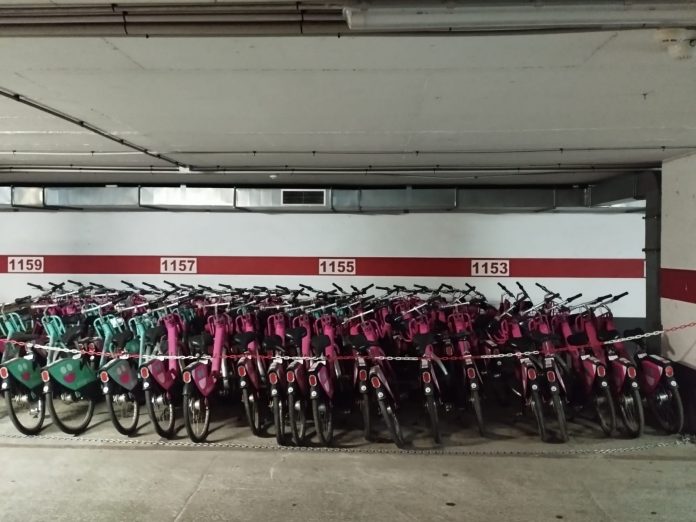 El PSOE Palma exige al alcalde poner en servicio las bicicletas de Bicipalma almacenadas en sa Riera