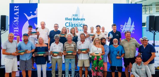 La entrega de premios pone el broche de oro a la XXX Regata Illes Balears Clàssics