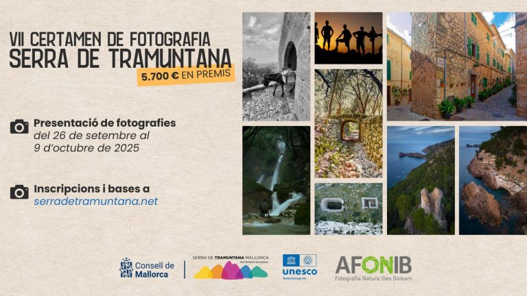El Consell de Mallorca convoca la séptima edición del Certamen de Fotografía Serra de Tramuntana Patrimonio Mundial