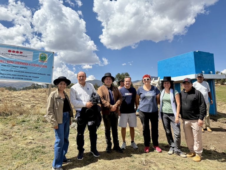 Mallorca amplía la cooperación en nuevas zonas de Perú para garantizar agua potable a comunidades rurales