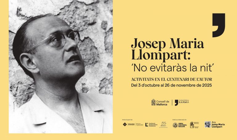 Mallorca conmemora el Año Llompart con el ciclo cultural “No evitaràs la nit”