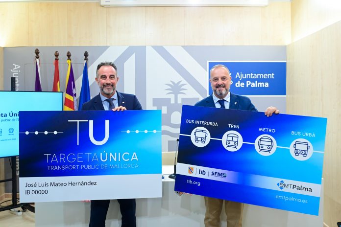La nueva Tarjeta Única permitirá viajar en toda Mallorca con un solo título de transporte