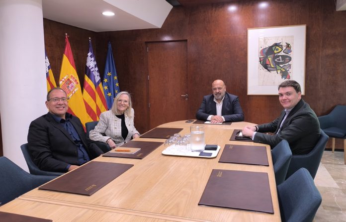 a group of people sitting at a table