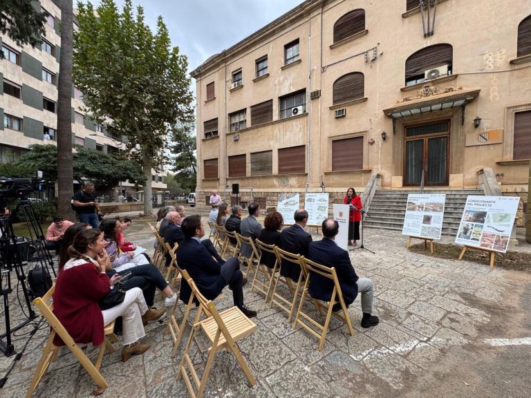 Presentación de la rehabilitación integral del edificio histórico de Cecilio Metelo, futura sede de varios departamentos sanitarios